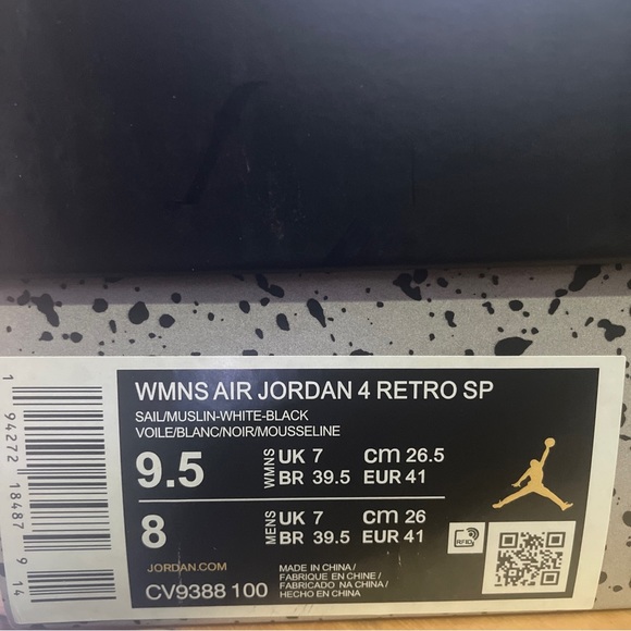 Jordan 4 off white sail - Picture 4 of 8